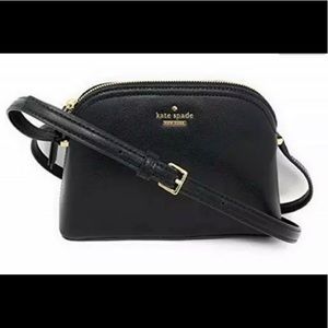 🌻 Kate Spade Peggy Crossbody Black Leather Purse NEW without tags